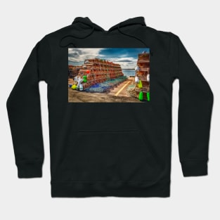 Lobster Traps Covehead Harbour PEI Hoodie